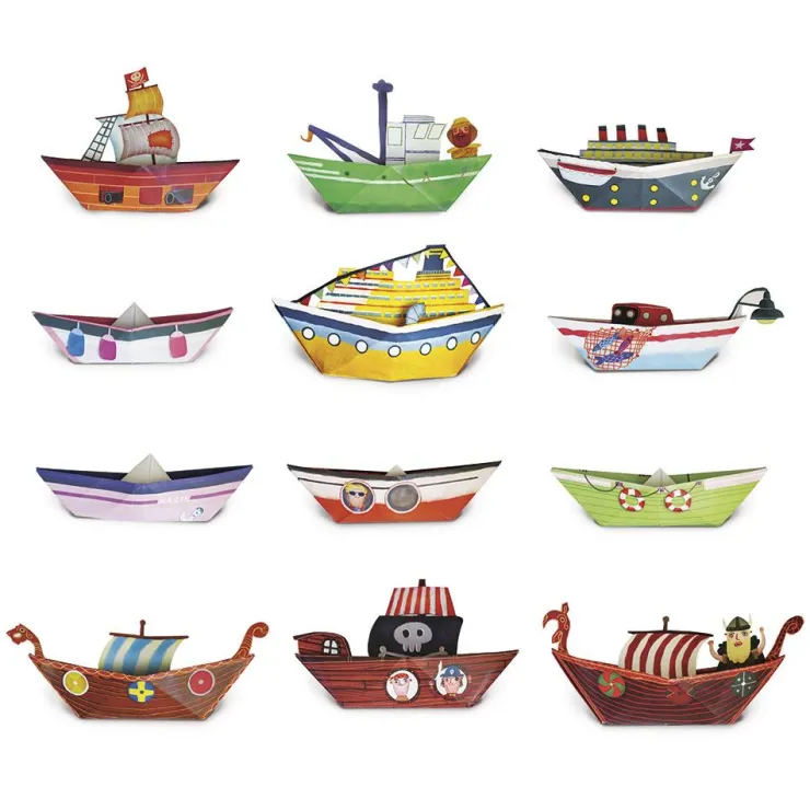 Easy origami barcos<Ludattica New
