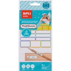 Etiquetas plastificadas varios tamaños 35 unidades<Apli Sale