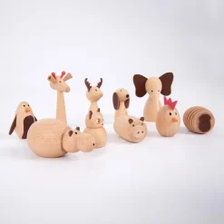 Figuras animales de madera 10 piezas<Tickit Clearance