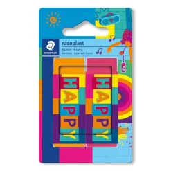 Goma borrar Happy 2 unidades<Staedtler Discount