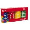 Gomets XL formas geométricas colores 4 rollos<Apli New