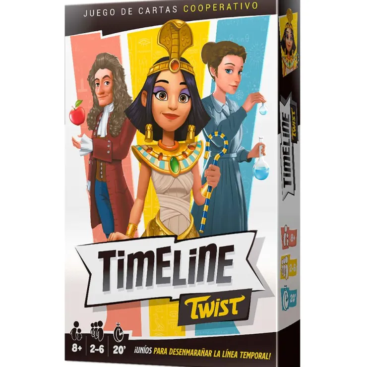 Juego de cartas cooperativo Timeline Twist<Asmodee Outlet