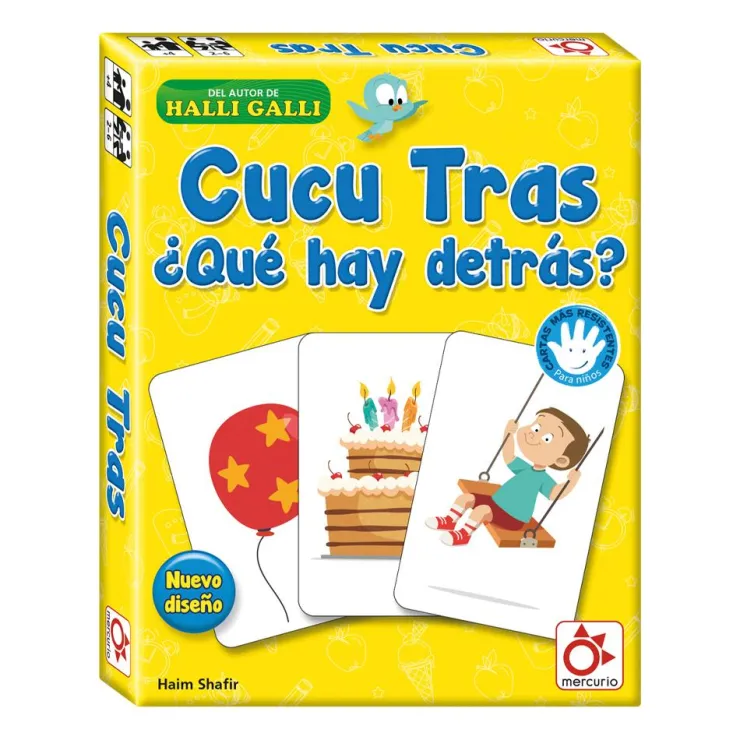 Juego de cartas Cucu Tras ¿Qué hay detrás?<Mercurio Discount