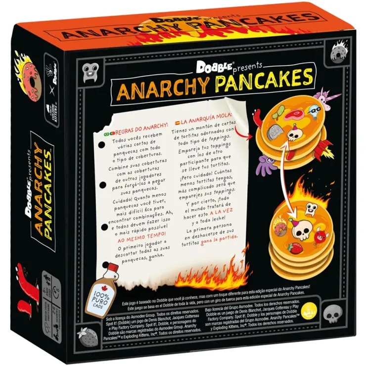 Juego de cartas Dobble Anarchy Pancakes<Asmodee Sale
