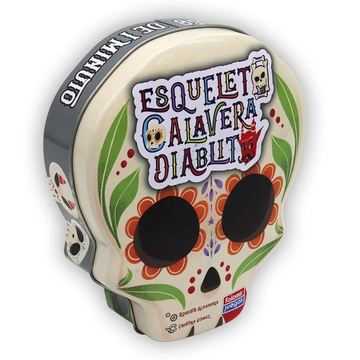 Juego de cartas Esqueleto calavera diablito<Falomir New