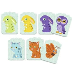 Juego de cartas Little Match colores y formas<Djeco Online