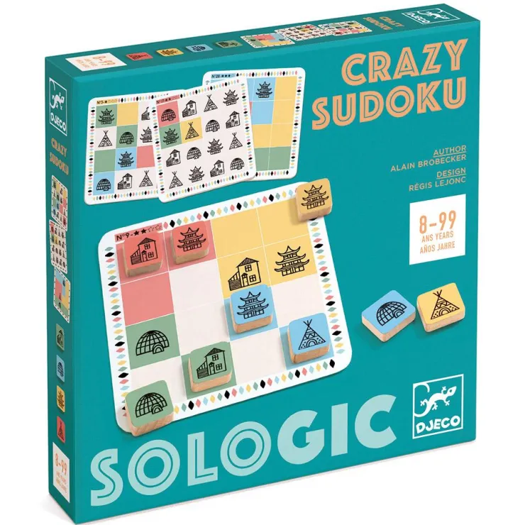 Juego de lógica Sologic Crazy sudoku<Djeco