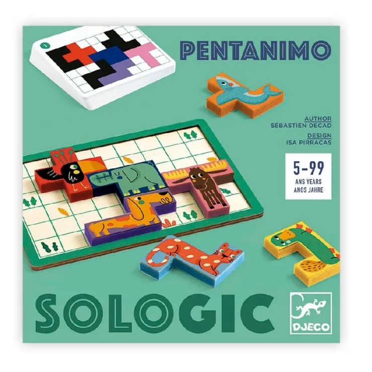 Juego de lógica Sologic Pentanimo<Djeco Hot