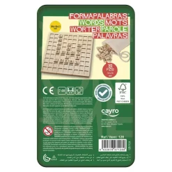 Juego de mesa Forma palabras madera en caja metal<Cayro New