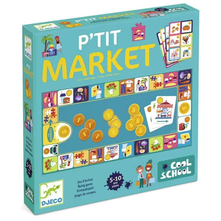Juego de mesa Little market Cool School<Djeco Best