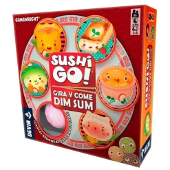Juego de mesa Sushi Go gira y come dim sum.<Devir Hot