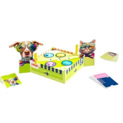 Juego de mesa Team Quiz Challenge gatos contra perros<Haba Hot