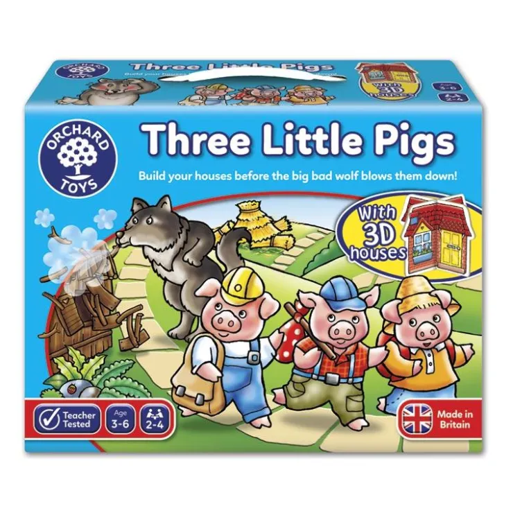 Juego de mesa Three little pigs<Orchard Best