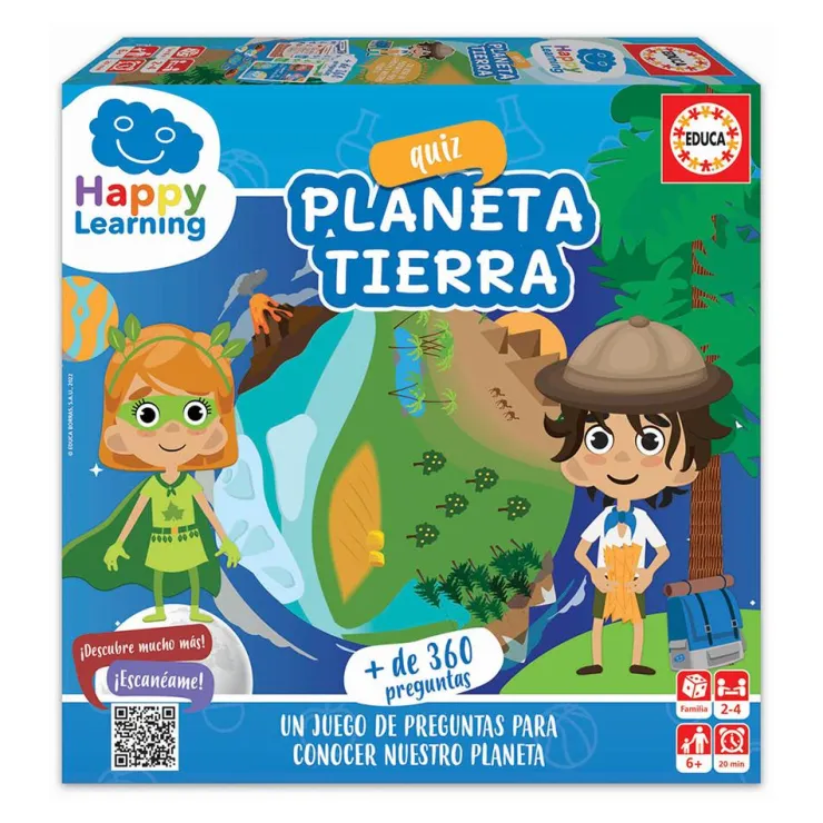 Juego de preguntas Quiz planeta Tierra<Educa Borras Online