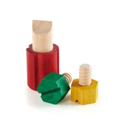 Juego para enroscar tornillos de madera Screw Block<Guidecraft Hot