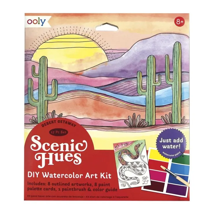 Kit DIY pinta con acuarela desierto Scenic Hues<Ooly Discount