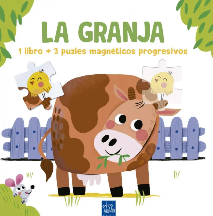 Lee y juega con puzles magnéticos. La granja< Hot