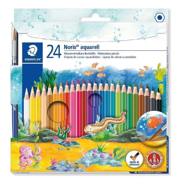 Lápiz acuarelable 24 colores<Staedtler
