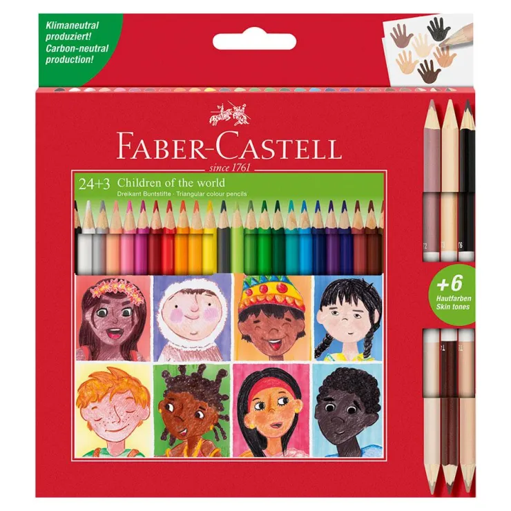 Lápiz color 24 colores y 3 bicolores<Faber castell Outlet