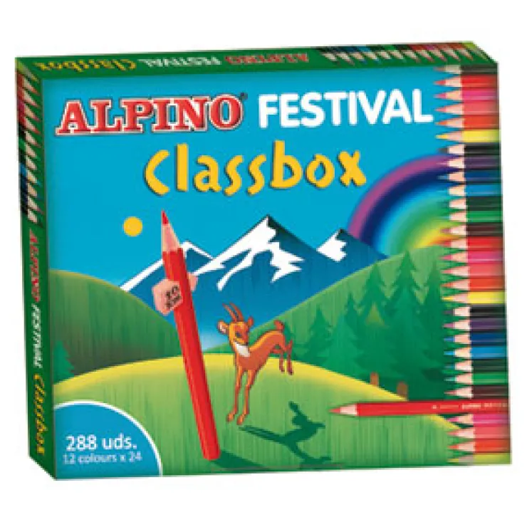 Lápiz color School Pack 288 unidades<Alpino Discount
