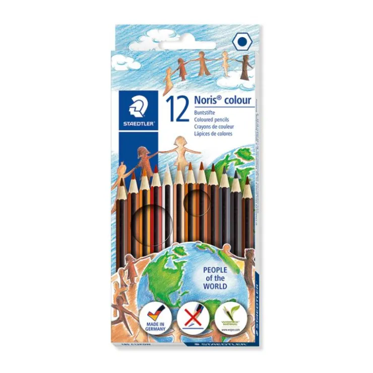 Lápiz color tono piel 12 colores Noris Colour<Staedtler Sale