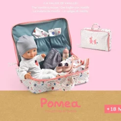 Maleta de Vanille con muñeco, ropa y accesorios Pomea<Djeco Sale