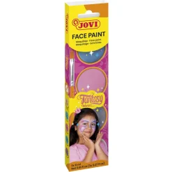 Maquillaje en crema 3 colores fantasy set 3 botes 8ml con pincel y esponja<Jovi Discount