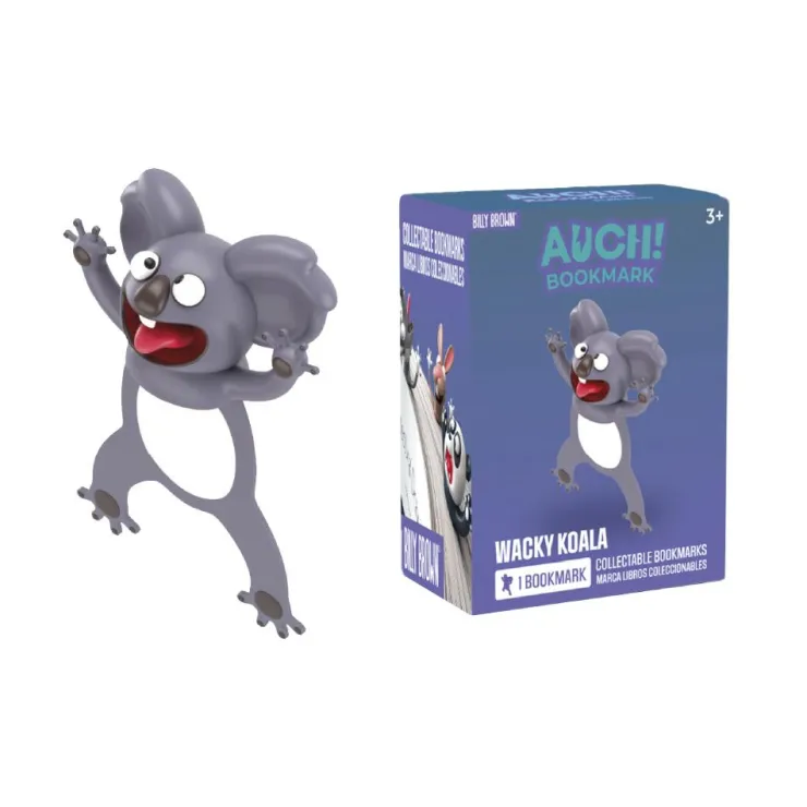 Marcapáginas 3D koala Wacky Koala. AuchBookmark<Billy Brown