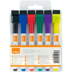 Mini rotulador para pizarra blanca 6 colores<Nobo New
