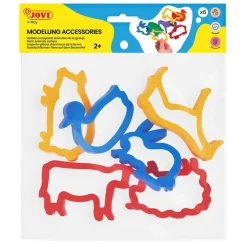 Moldes forma animales de granja para pasta de modelar 6 unidades<Jovi Hot