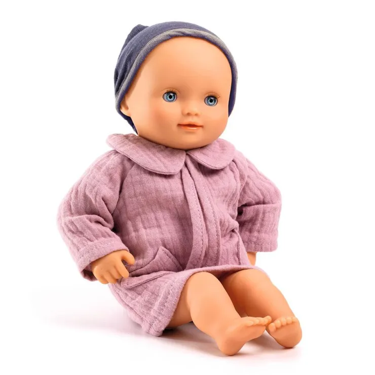 Muñeco abrigo malva 32cm<Djeco Best