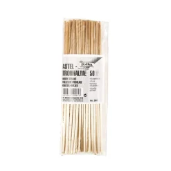 Pajitas de color natural 22cm. 50 unidades<Folia Best