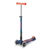 Patinete Maxi Deluxe plegable Led azul y rojo<Micro Clearance