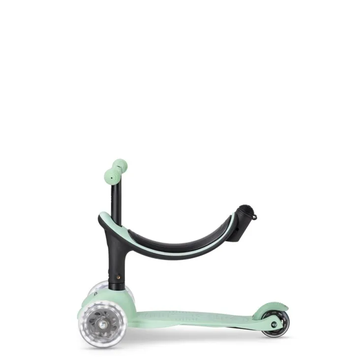 Patinete Mini 4en1 Deluxe LED menta Mini2Grow<Micro Best