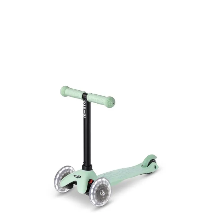 Patinete Mini 4en1 Deluxe LED menta Mini2Grow<Micro Best