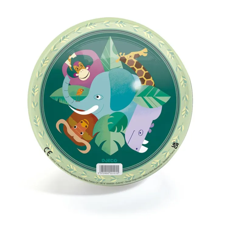 Pelota 22cm selva<Djeco Clearance