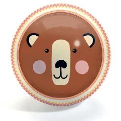 Pelota oso y zorro 22 cm.<Djeco Hot