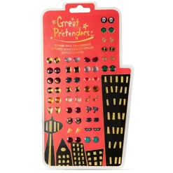 Pendientes adhesivos superhéroes - 30 pares<Great Pretenders Clearance