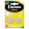 Pila botón litio CR2032 3V 2 unidades<Cegasa Outlet