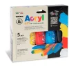 Pintura acrílica set 5 colores en tubo de 75ml<Primo Sale