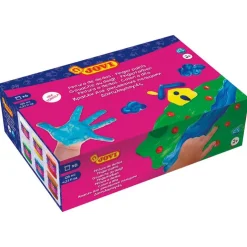 Pintura de dedos 6 colores 125ml.<Jovi New