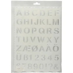 Plantilla letras y números 1 unidad<Creativ Company Outlet