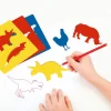 Plantillas estarcir dinosaurios 6 unidades<Apli Hot