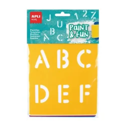 Plantillas estarcir letras y números 6 unidades<Apli Clearance
