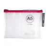 Portatodo A5 Zipper Bag transparente<Apli