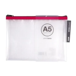 Portatodo A5 Zipper Bag transparente<Apli