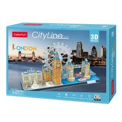 Puzzle 3D city line Londres 107 piezas<World Brands Outlet