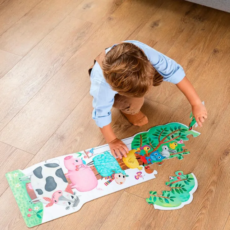 Puzzle XXL reversible día y noche brilla oscuridad 27 piezas<Goula