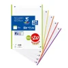 Recambio A4 cuadro 4mm. 5 colores vivos 4 taladros<Oxford Hot