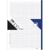 Recambio A4 cuadro 5mm. 100 hojas 4 taladros borde azul<Pacsa Outlet